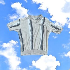 Classic Beige and Cream Knit Top